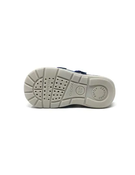 sandalia geox azul velcro