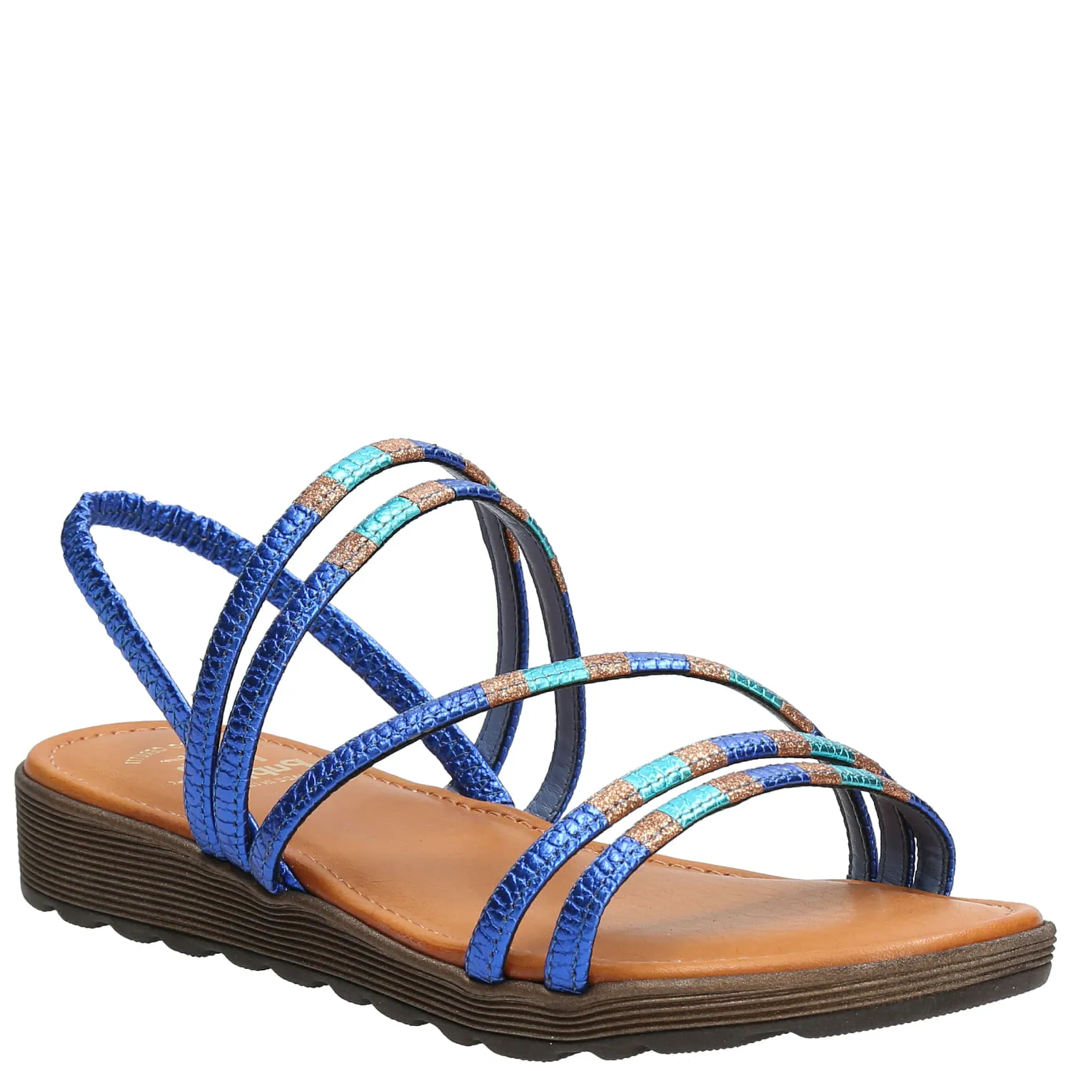 Sandalia Mujer Stella Azul