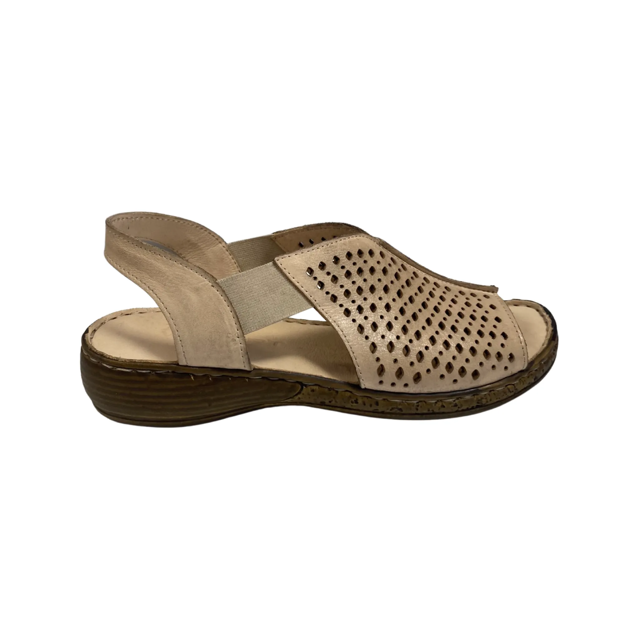 SANDALIA MUJER VICMART 97916 BEIGE