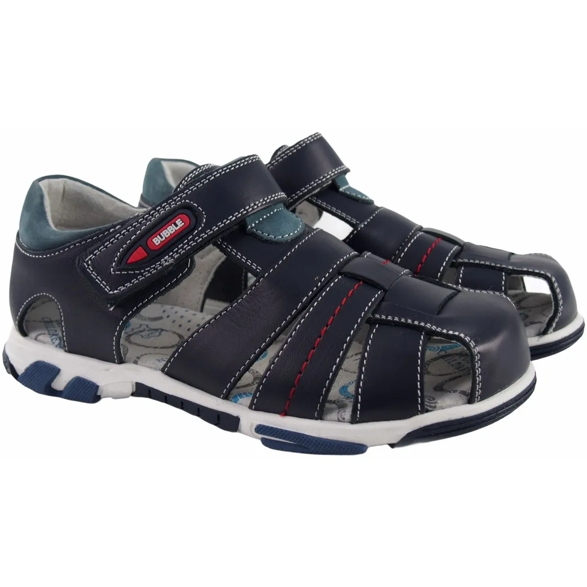 Sandalia niño  a2384 azul