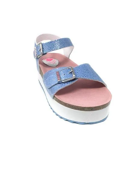 sandalia plataforma azul jeans
