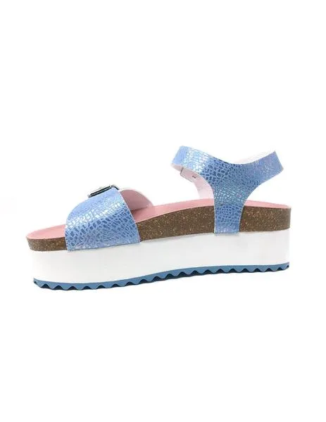 sandalia plataforma azul jeans