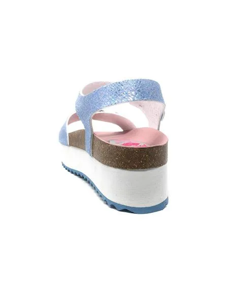 sandalia plataforma azul jeans