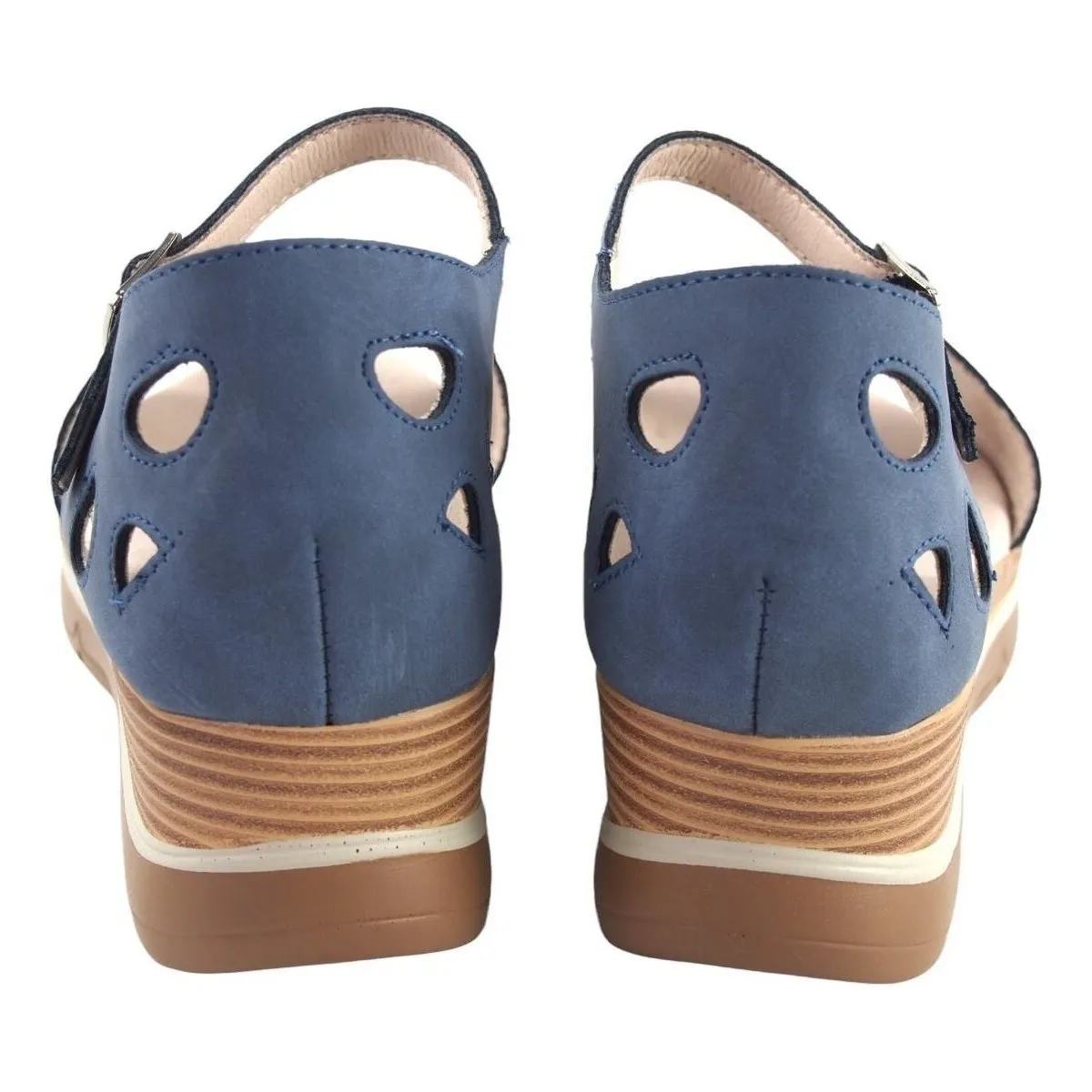 Sandalia señora  630 azul