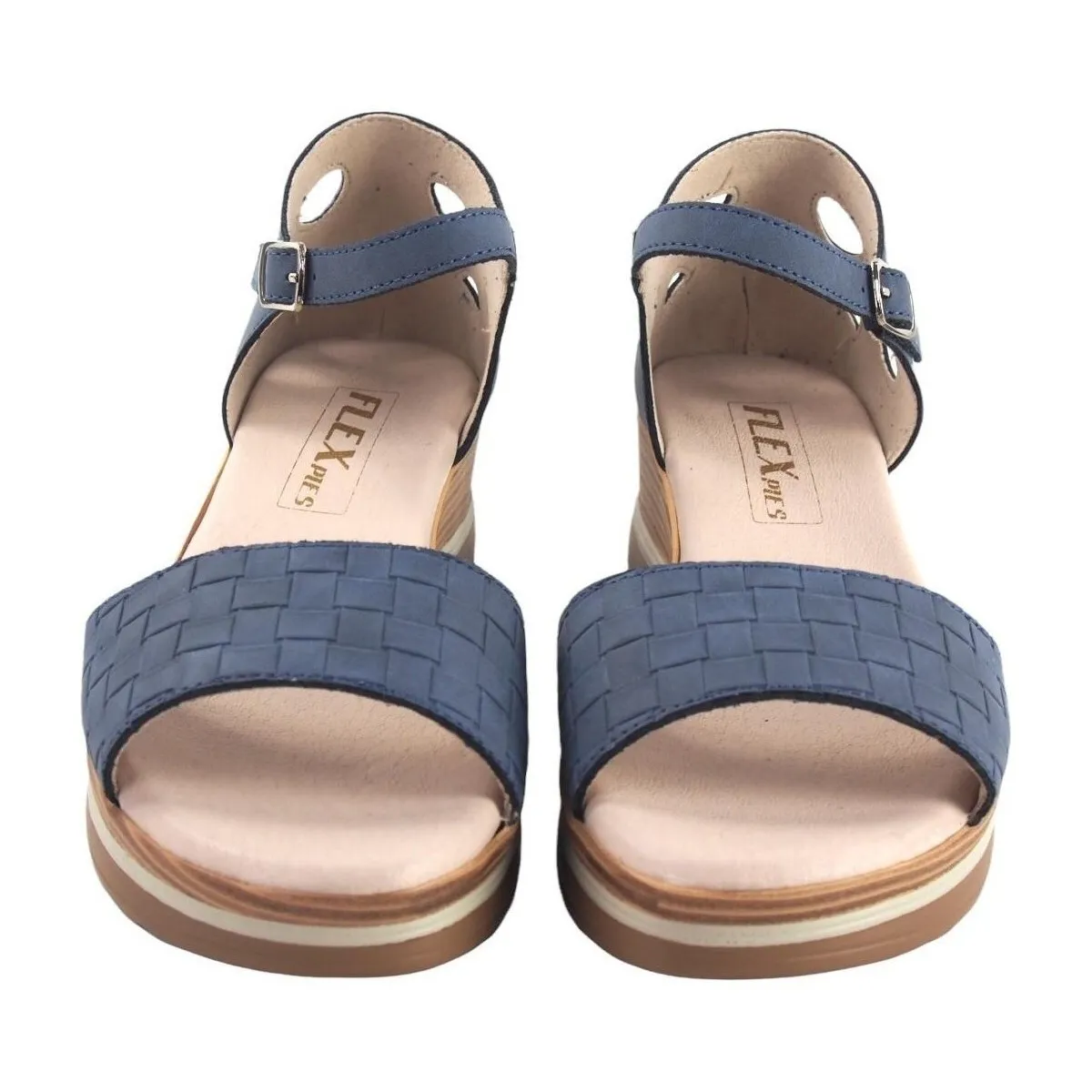Sandalia señora  630 azul