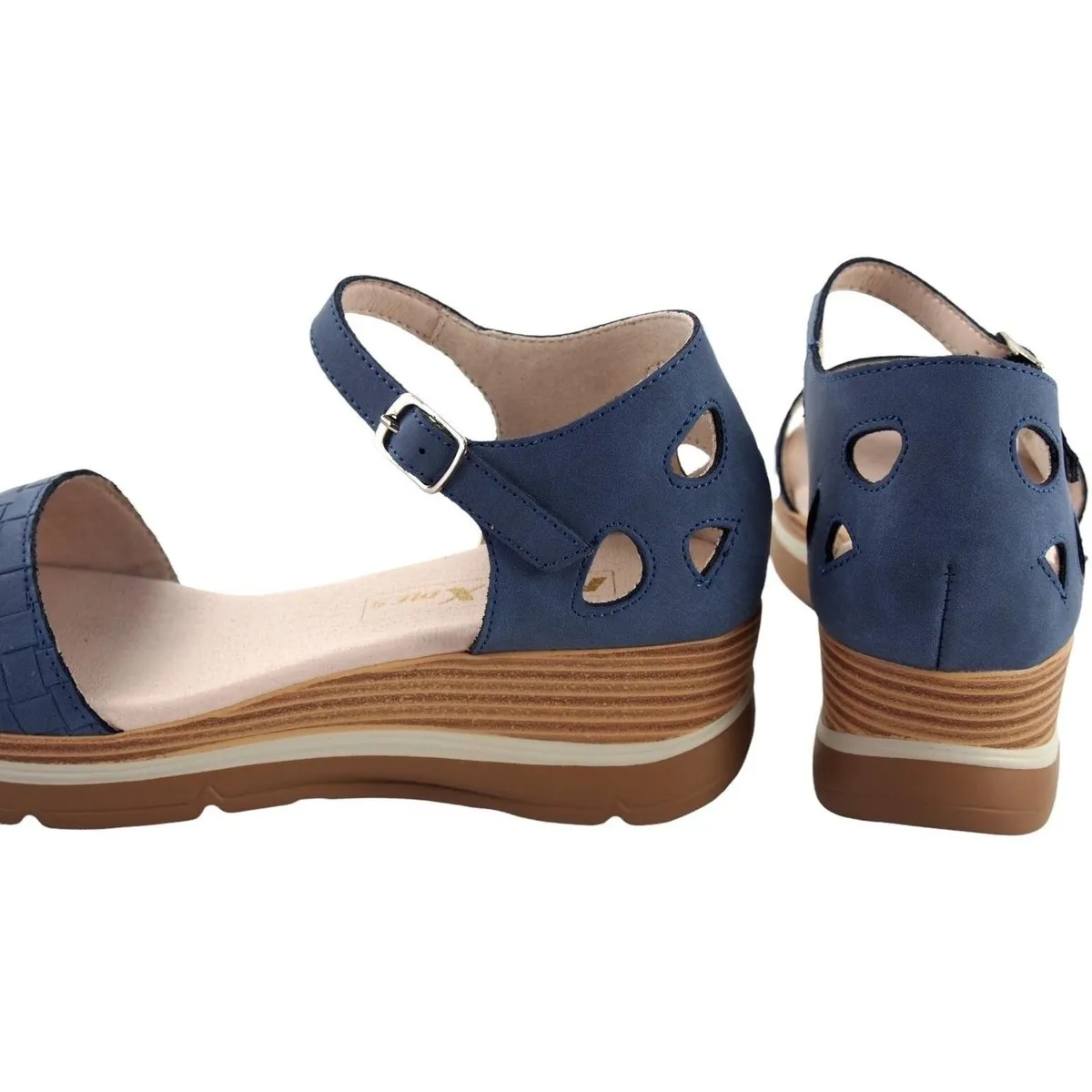 Sandalia señora  630 azul