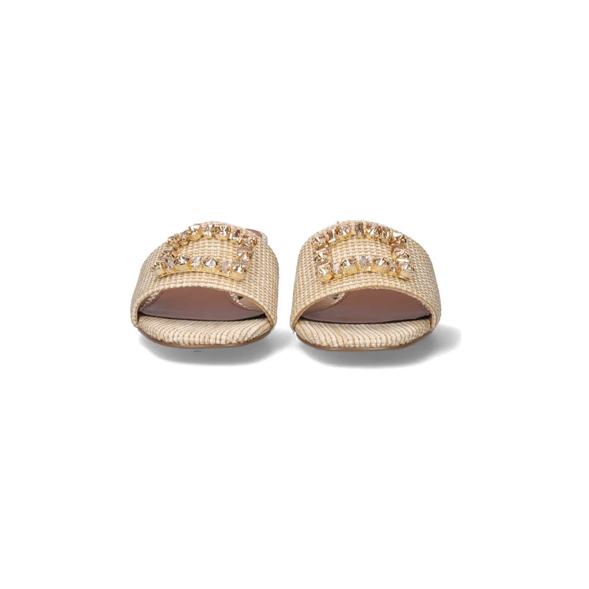 SANDALIA TACÓN BAJO KATY257 BEIGE
