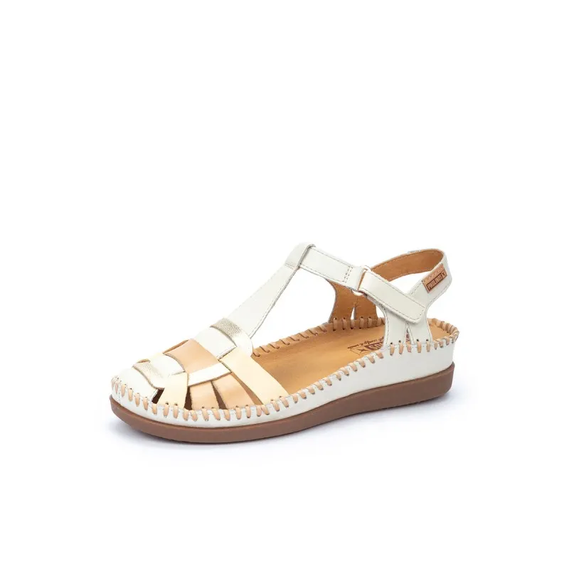Sandalia tacón Pikolinos CADAQUES W8K beige
