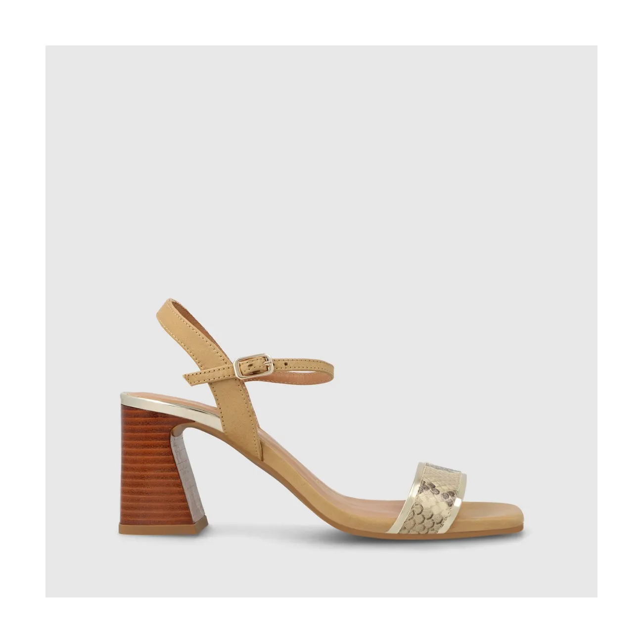 SANDALIAS BEIGE BOT4436SR