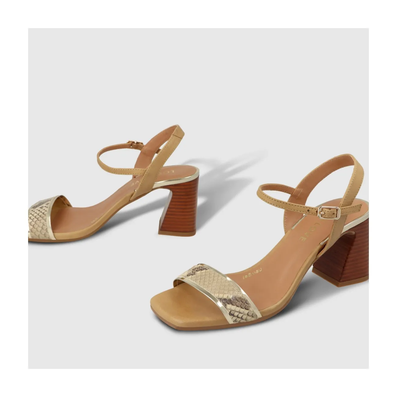 SANDALIAS BEIGE BOT4436SR