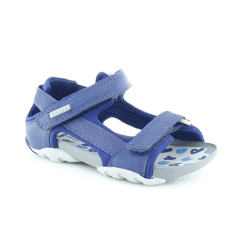 Sandalias Camper Kids Ous Azul.