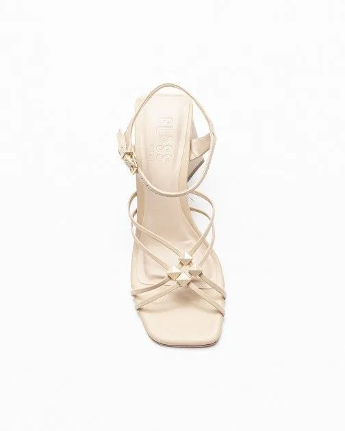 Sandalias de tacón alto Gloss C6050.01 Beige