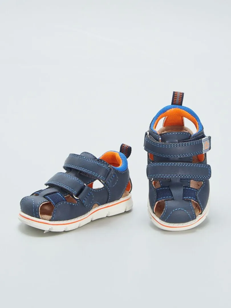 SANDALIAS DEPORTIVAS CON VELCROS  AZUL