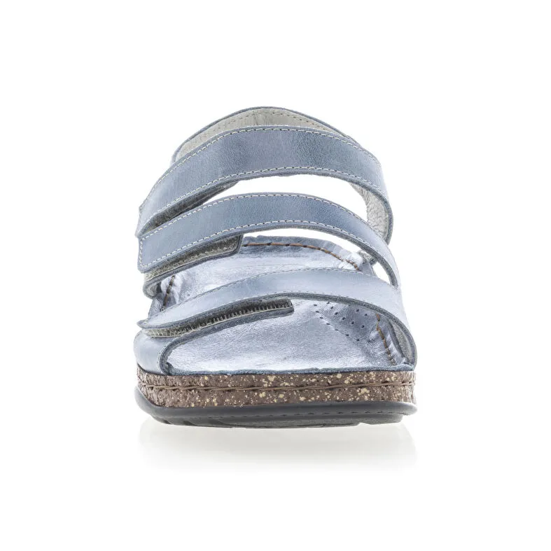 Sandalias/ descalzo mujer azul