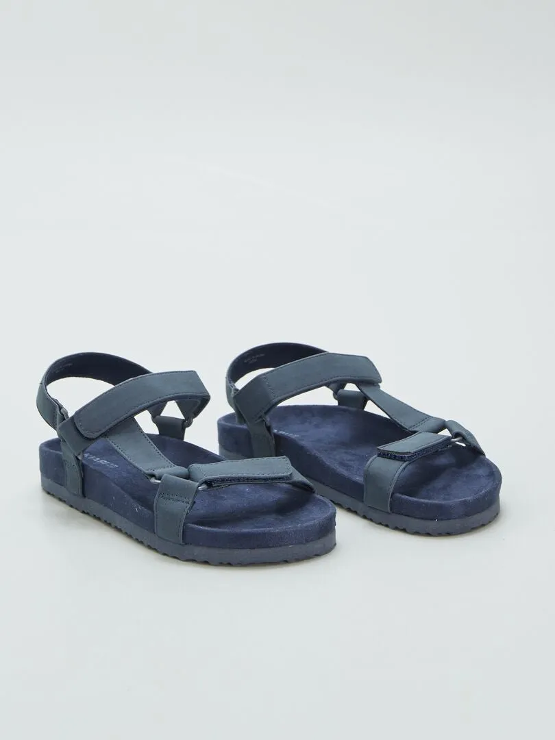 SANDALIAS ESTILO TREKKING  AZUL