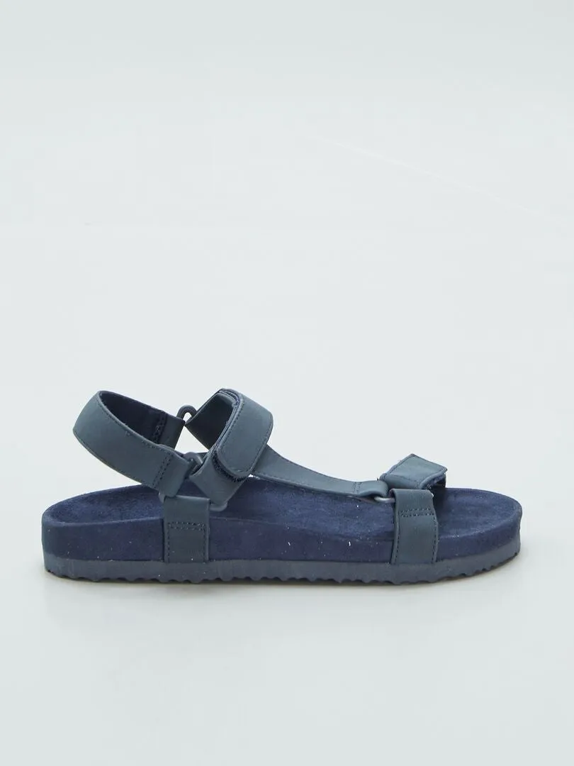 SANDALIAS ESTILO TREKKING  AZUL