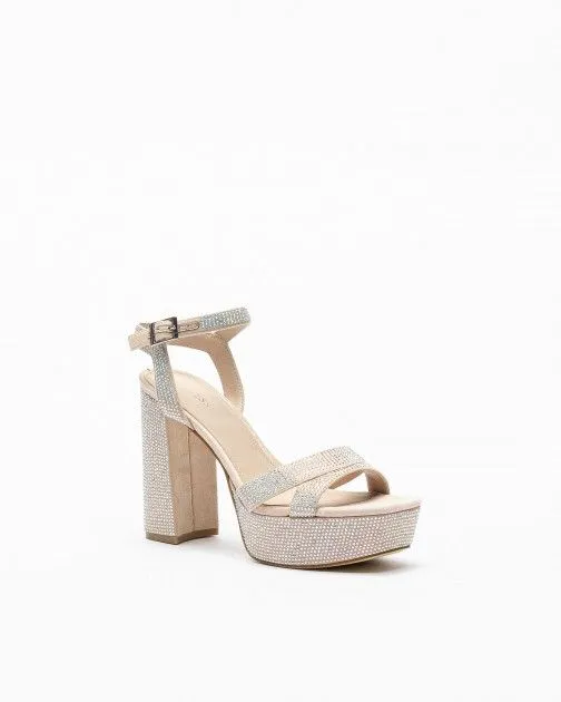 Sandalias Guess Zeline Beige