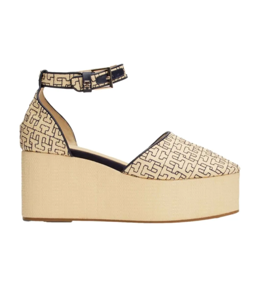 Sandalias Mono Rafia beige
