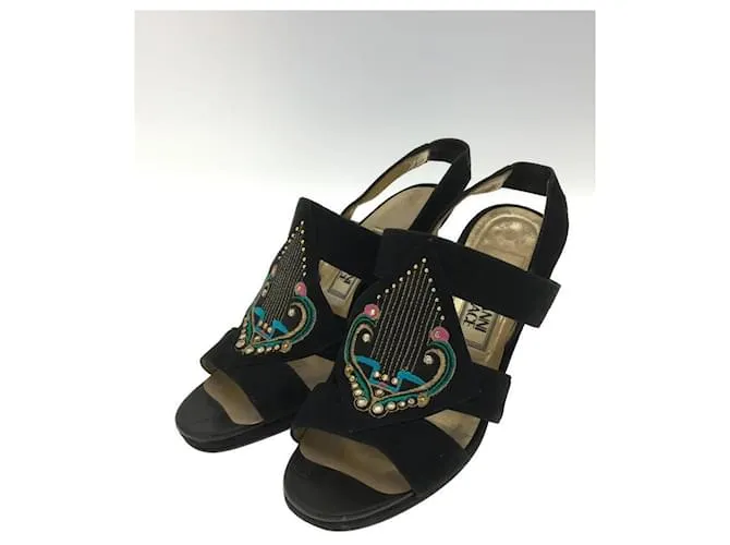 **Sandalias negras de Gianni Versace Negro 