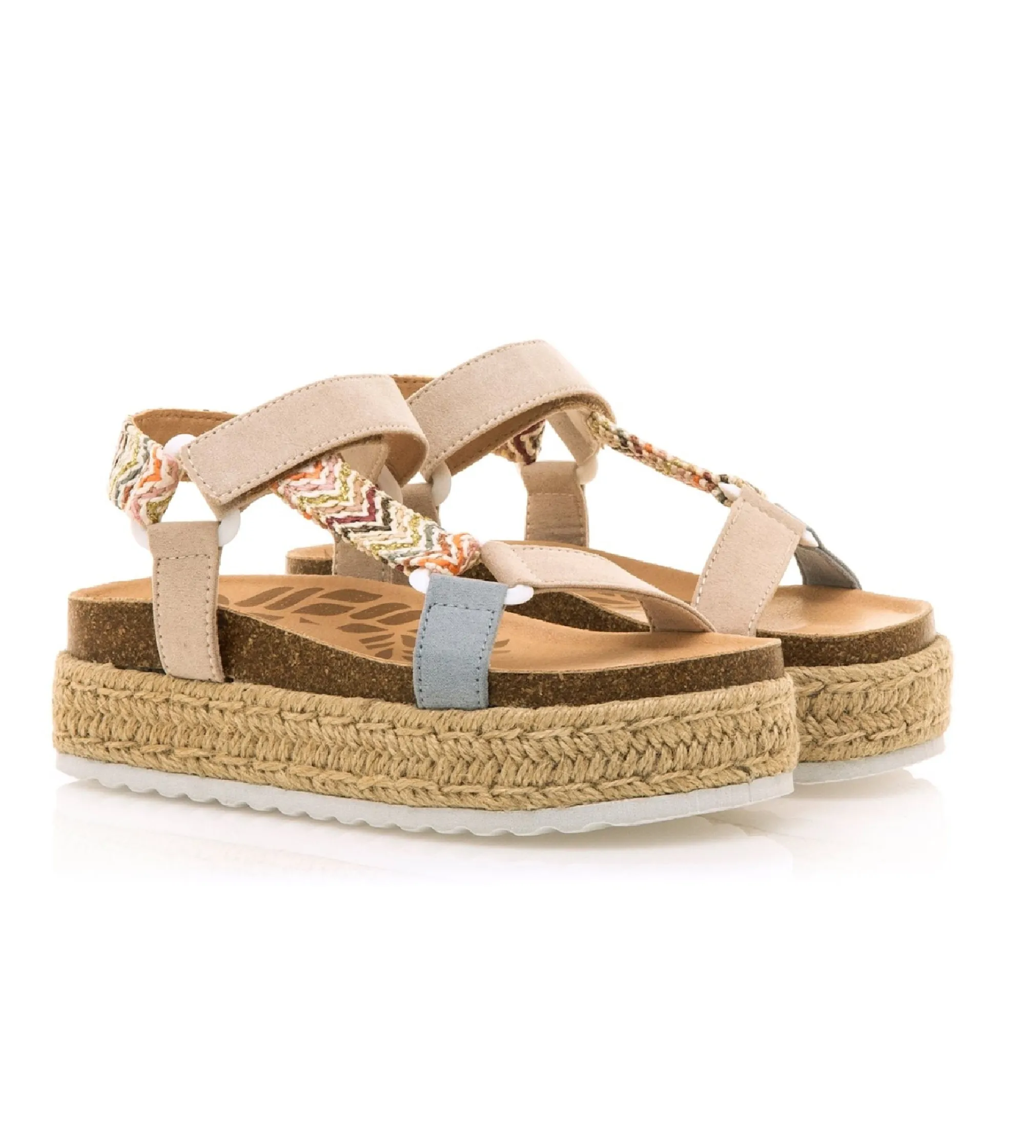 Sandalias Padbio beige