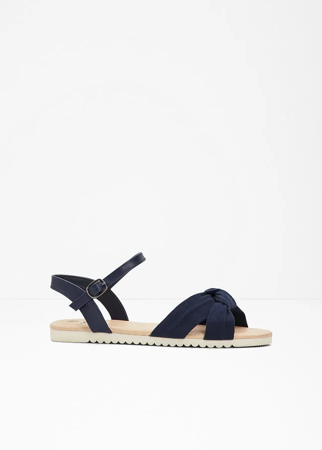 Sandalias planas Azul marino