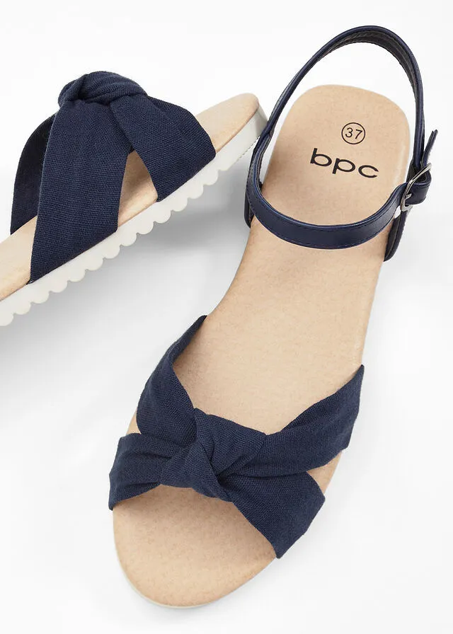 Sandalias planas Azul marino