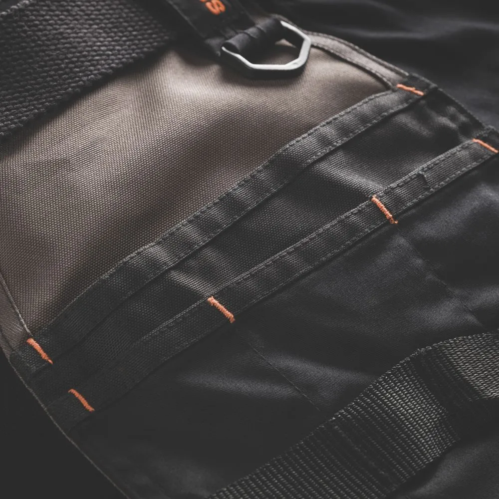 Scruffs Pro Flex Holster, pantalón de trabajo, negro (cintura 30