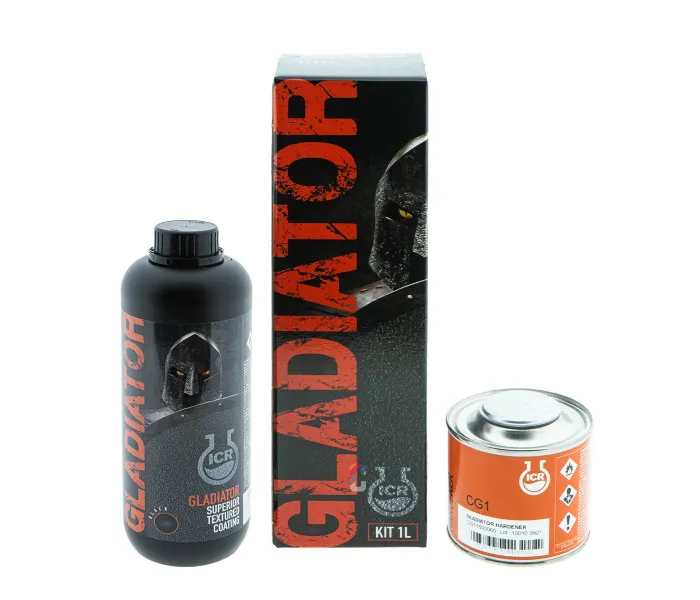 SEM GLADIATOR XC BEDLINER RECUBRIMIENTO 2K NEGRO 1 LITRO