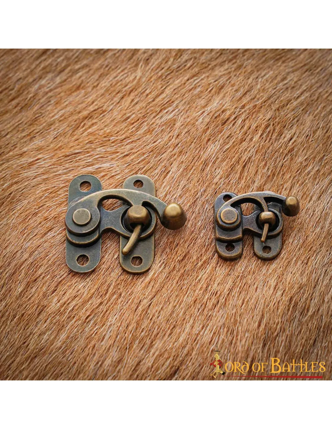 Set de 3 aldabas pequeñas de latón