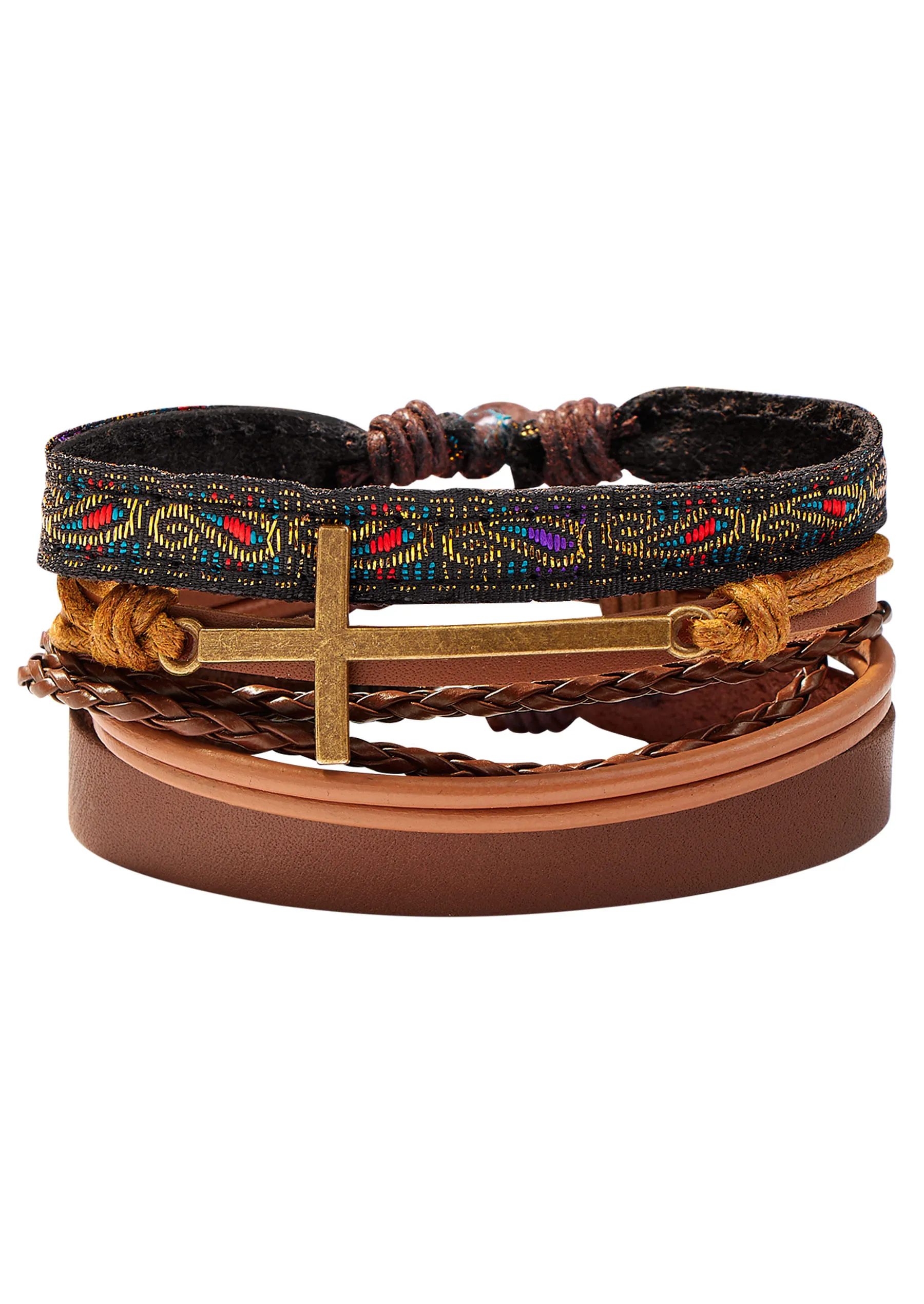 SET DE PULSERAS CABALLERO BISUTERÍA DE FANTASÍA PARA HOMBRE 44266