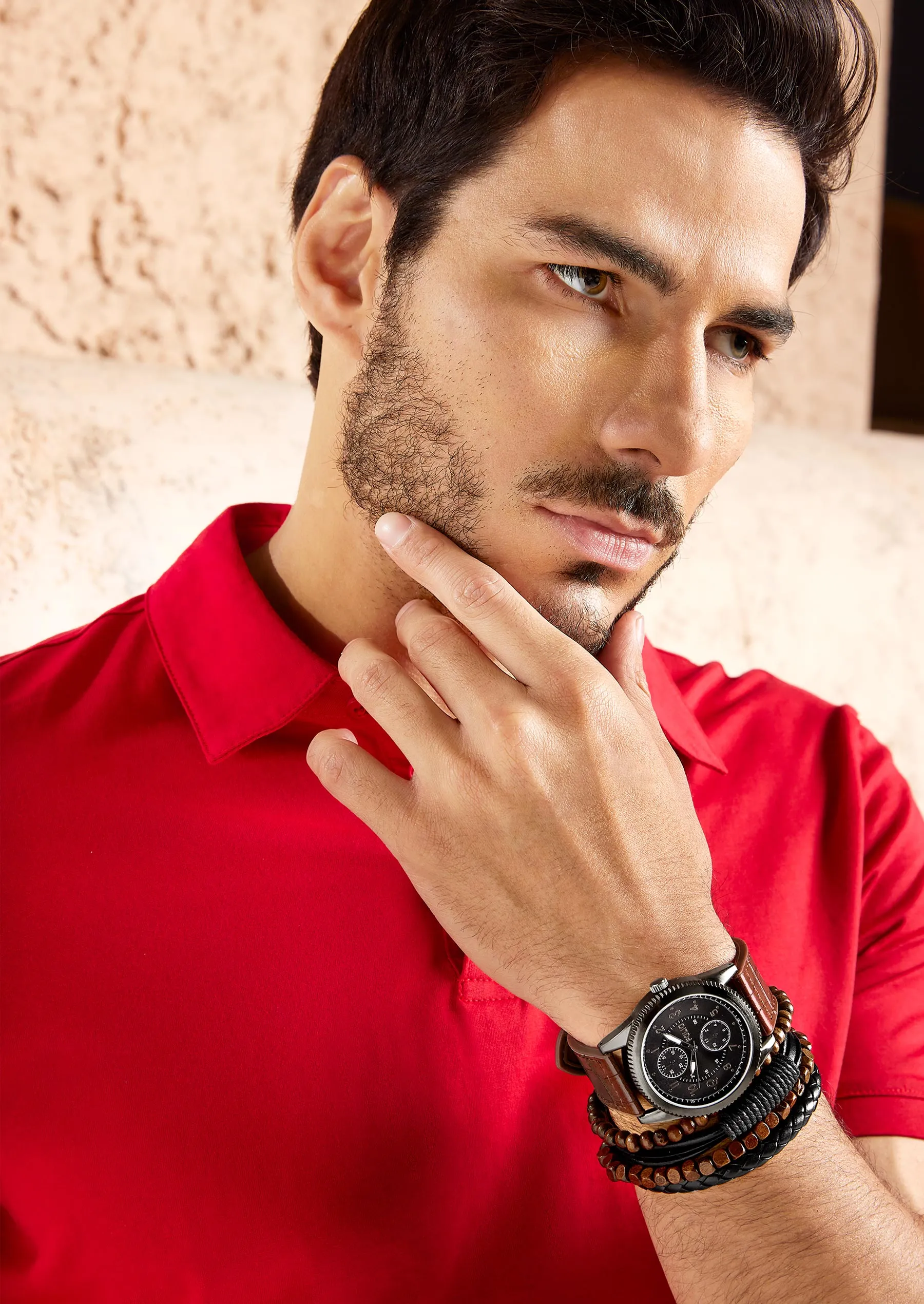 SET RELOJ CON PULSERAS PARA HOMBRE 44804