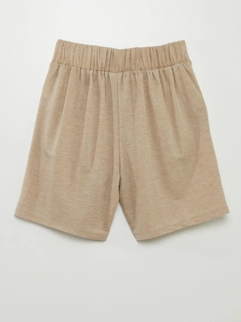 SHORT LISO 'JDY'  BEIGE
