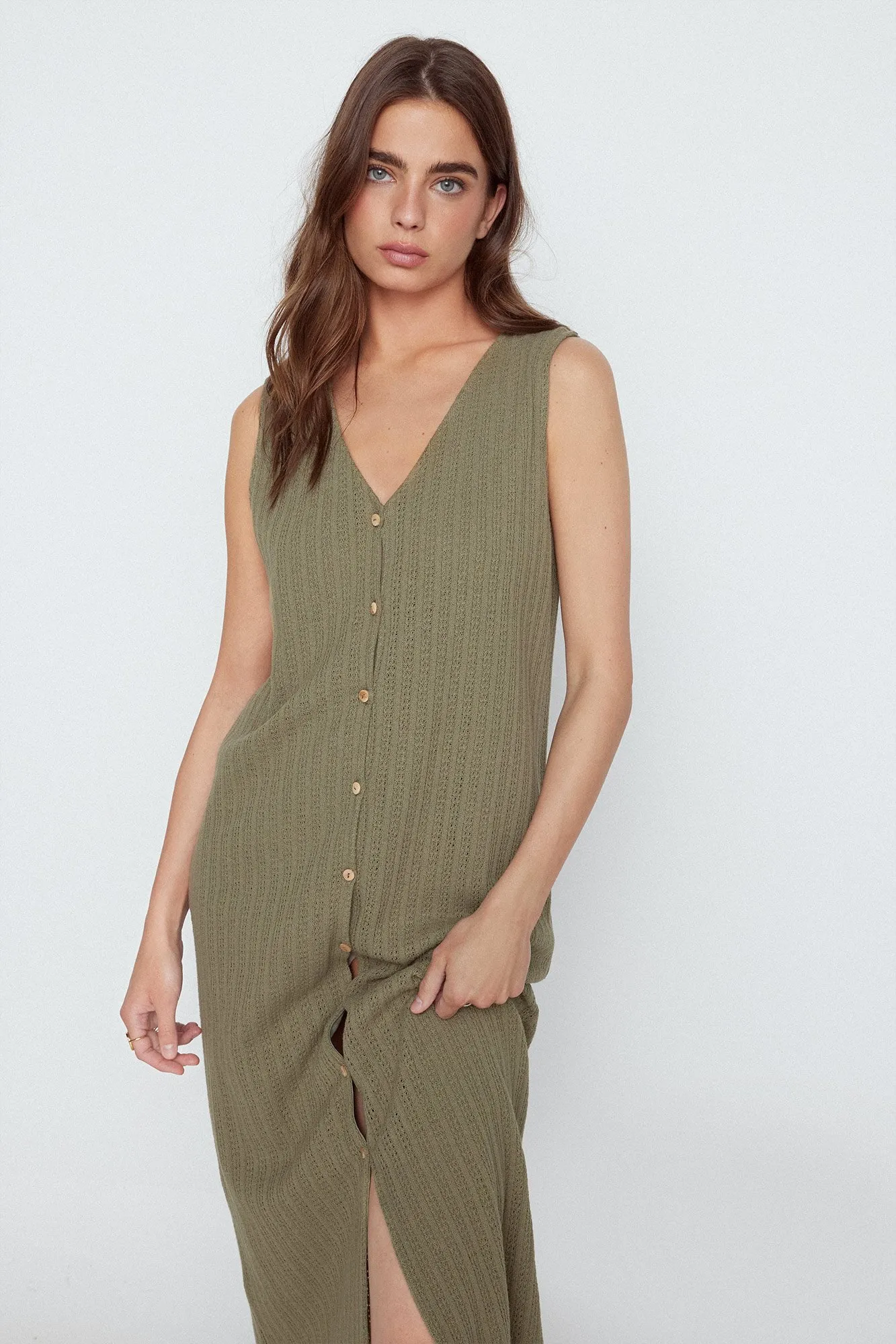 Slowlove Vestido corto elástico