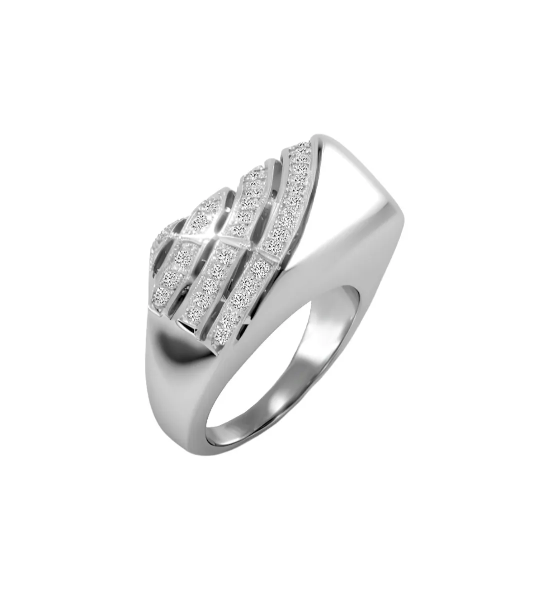 SORTIJA ORO BLANCO 18 KTES. CON DIAMANTES. 139_55950101B