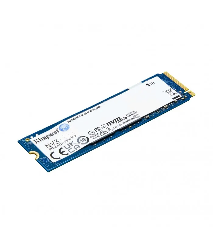 SSD KINGSTON NV3 1TB NVMe PCIE GEN4 M.2 2280, 3D NAND TLC/ TBW 320 / 6000/4000MB/s R/W SNV3S/1000G