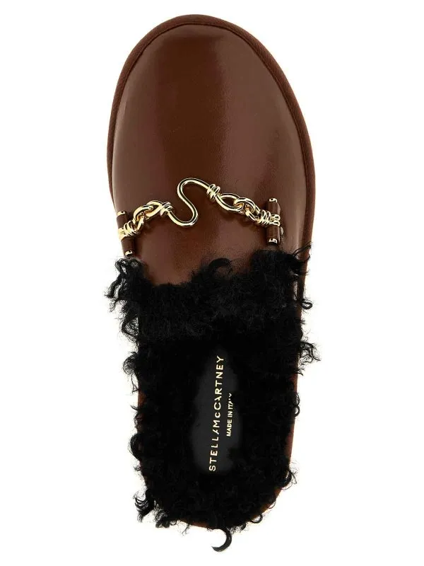 STELLA MCCARTNEY CHINELAS  MARRóN