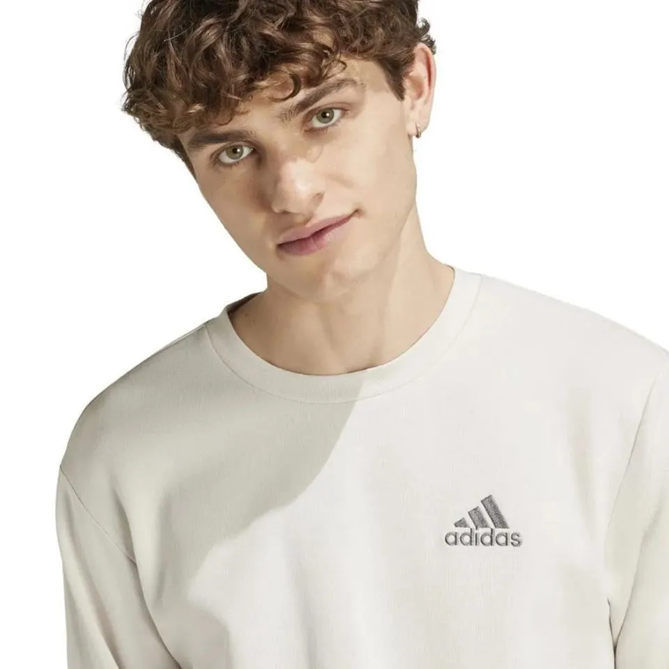 SUDADERA ADIDAS ESSENTIALS FLEECE BEIGE IY9082