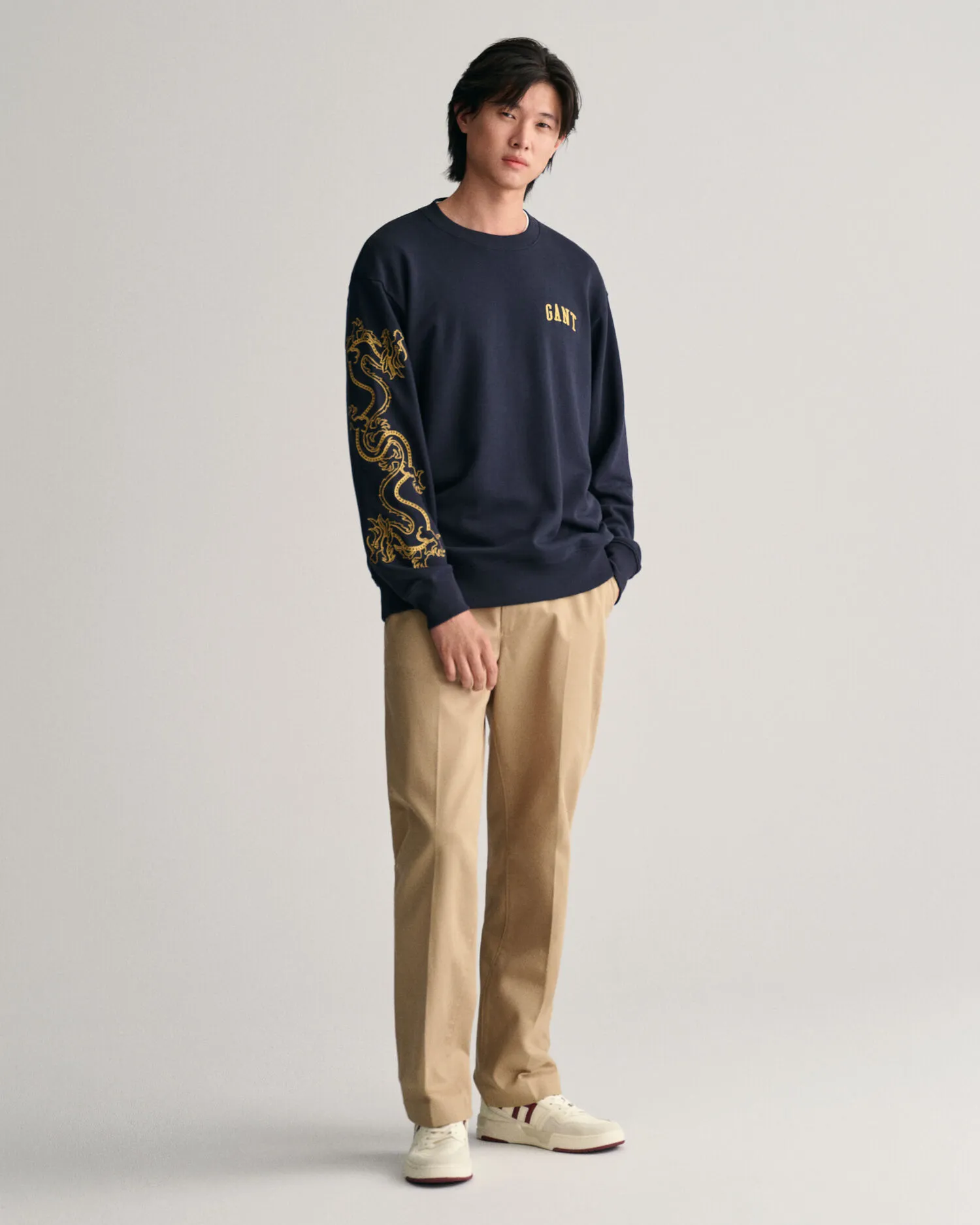 Sudadera de cuello redondo Dragon Crest