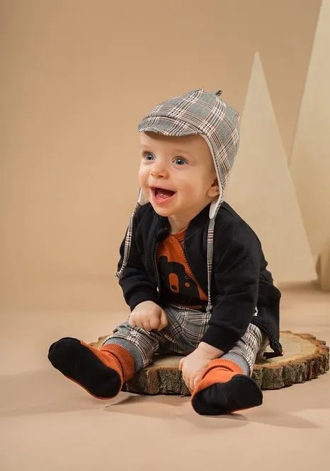 Sudadera de niño con cremallera colección Bears Club