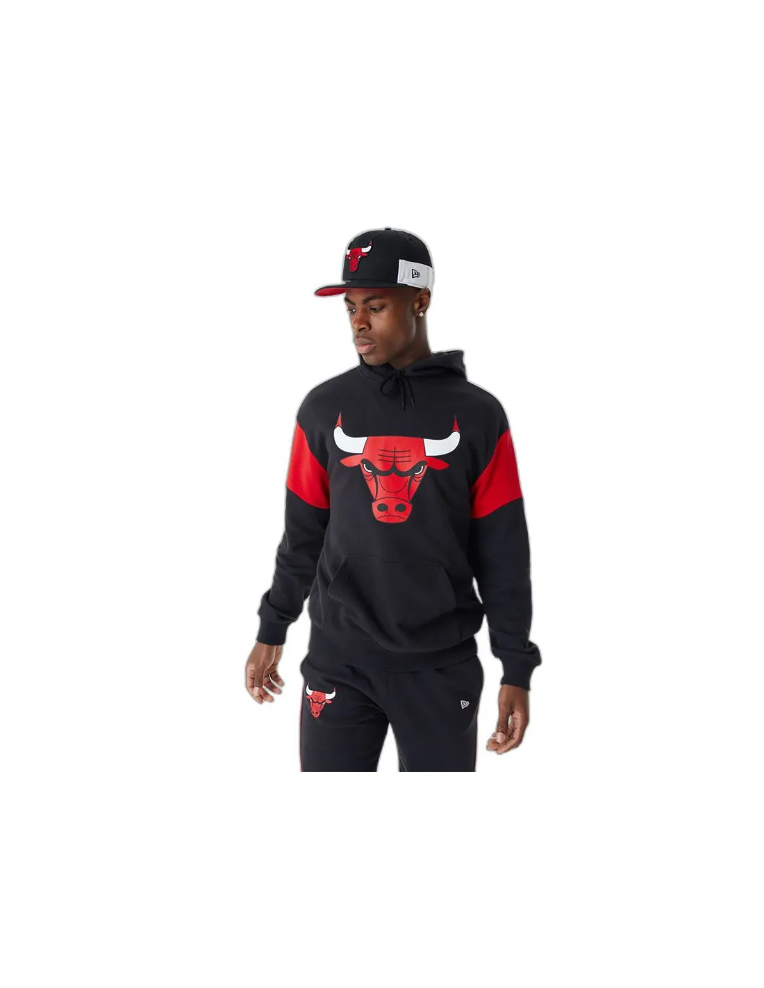 Sudadera New Era NBA Colour Insert Chicago Bulls Black Hombre