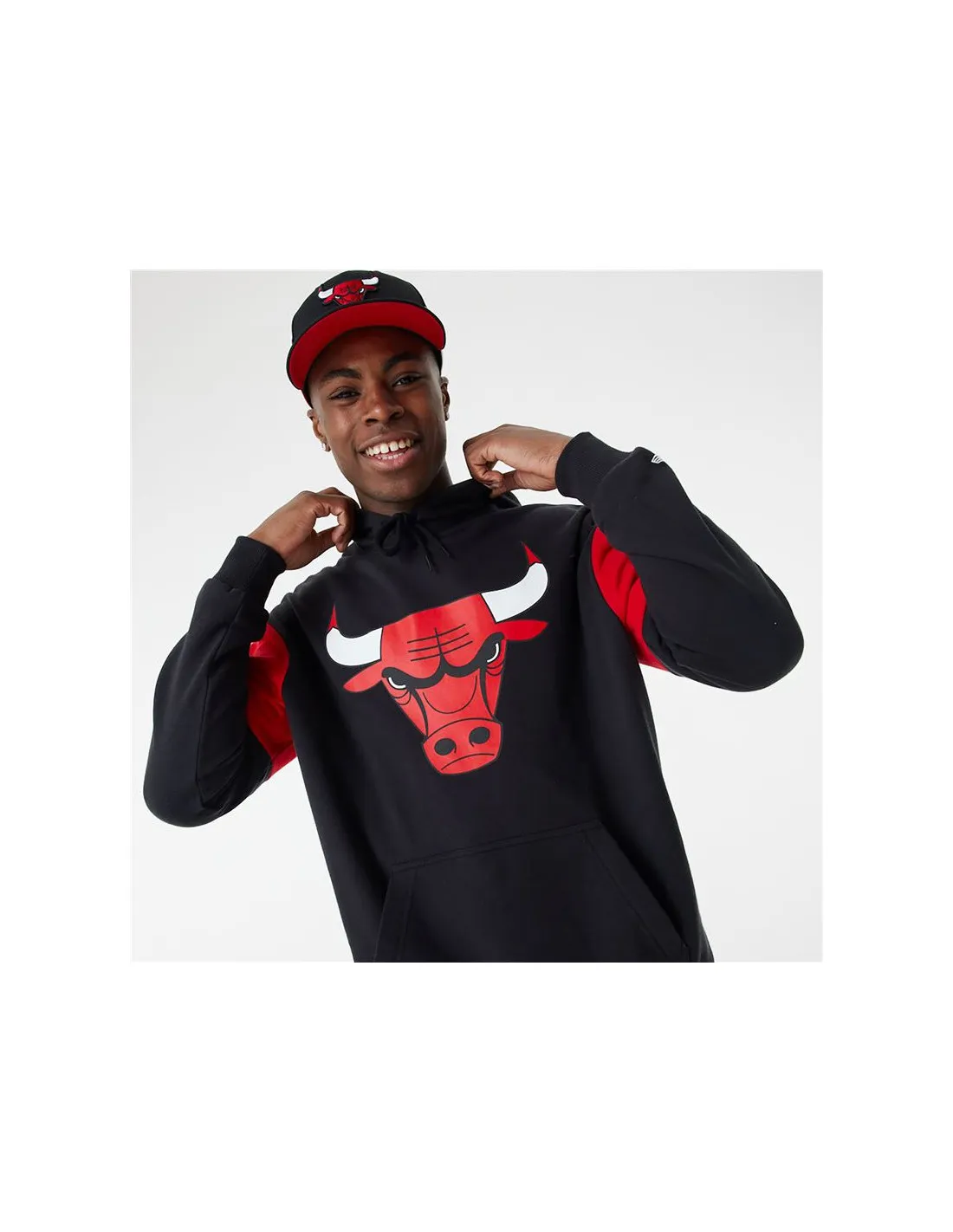 Sudadera New Era NBA Colour Insert Chicago Bulls Black Hombre