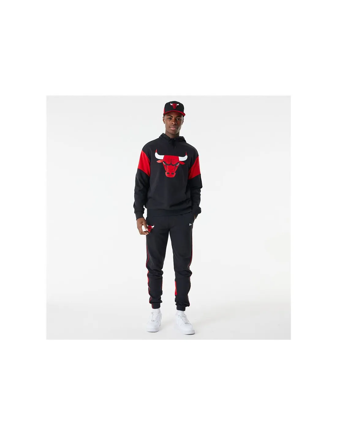 Sudadera New Era NBA Colour Insert Chicago Bulls Black Hombre