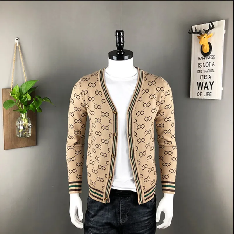 Sudaderas con capucha para hombre Carta de lujo Suéteres impresos Cardigan Chaqueta Hombres Diseñador Marca Moda Bolsillo Suéter