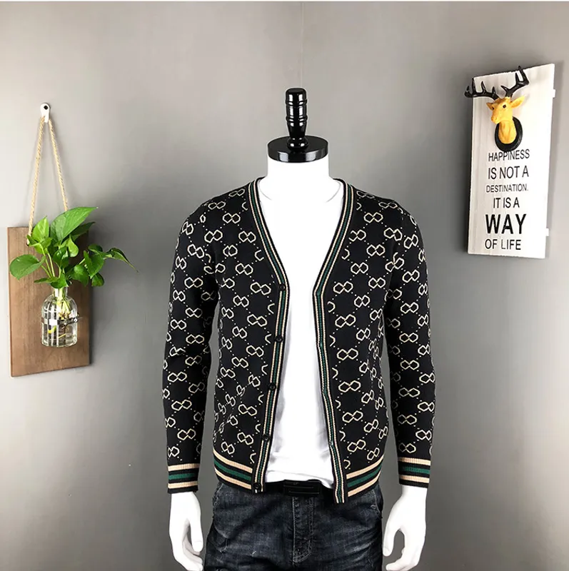 Sudaderas con capucha para hombre Carta de lujo Suéteres impresos Cardigan Chaqueta Hombres Diseñador Marca Moda Bolsillo Suéter