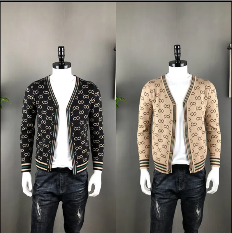 Sudaderas con capucha para hombre Carta de lujo Suéteres impresos Cardigan Chaqueta Hombres Diseñador Marca Moda Bolsillo Suéter