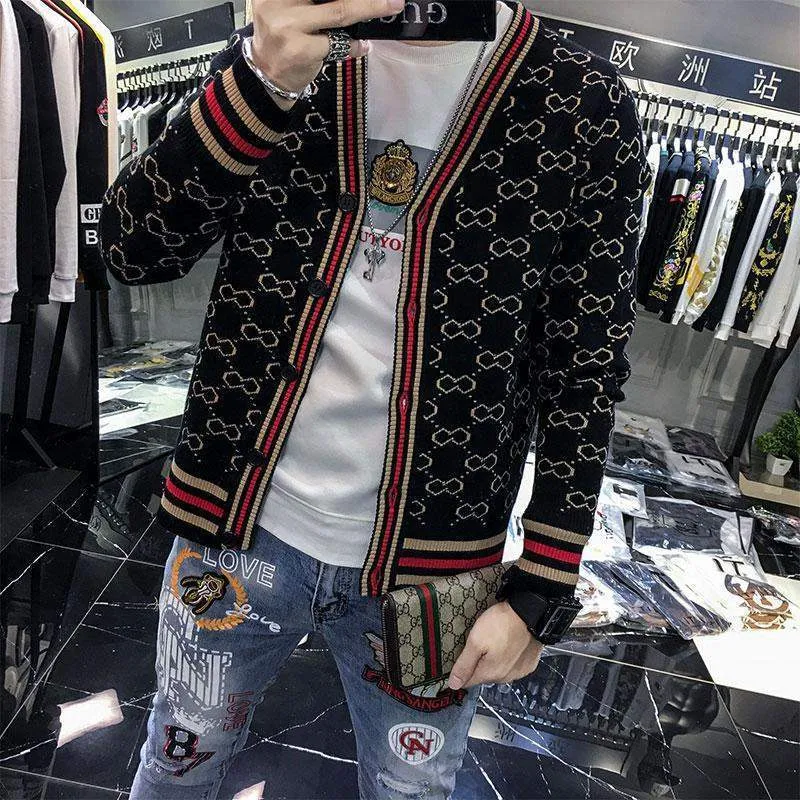 Sudaderas con capucha para hombre Carta de lujo Suéteres impresos Cardigan Chaqueta Hombres Diseñador Marca Moda Bolsillo Suéter