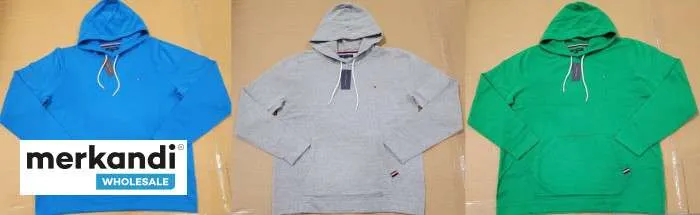 SUDADERAS CON CAPUCHA TOMMY HILFIGER A GRANEL  CALIDAD TALLAS SURTIDAS COLECCIóN 24PC