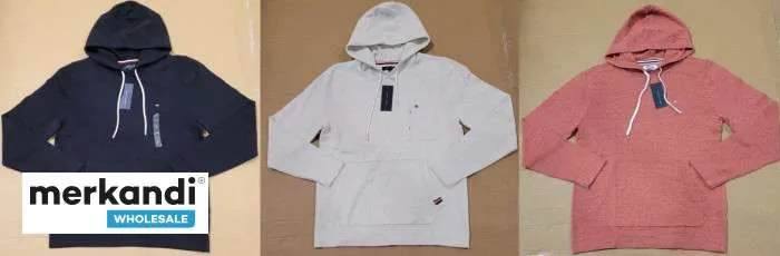 SUDADERAS CON CAPUCHA TOMMY HILFIGER A GRANEL  CALIDAD TALLAS SURTIDAS COLECCIóN 24PC
