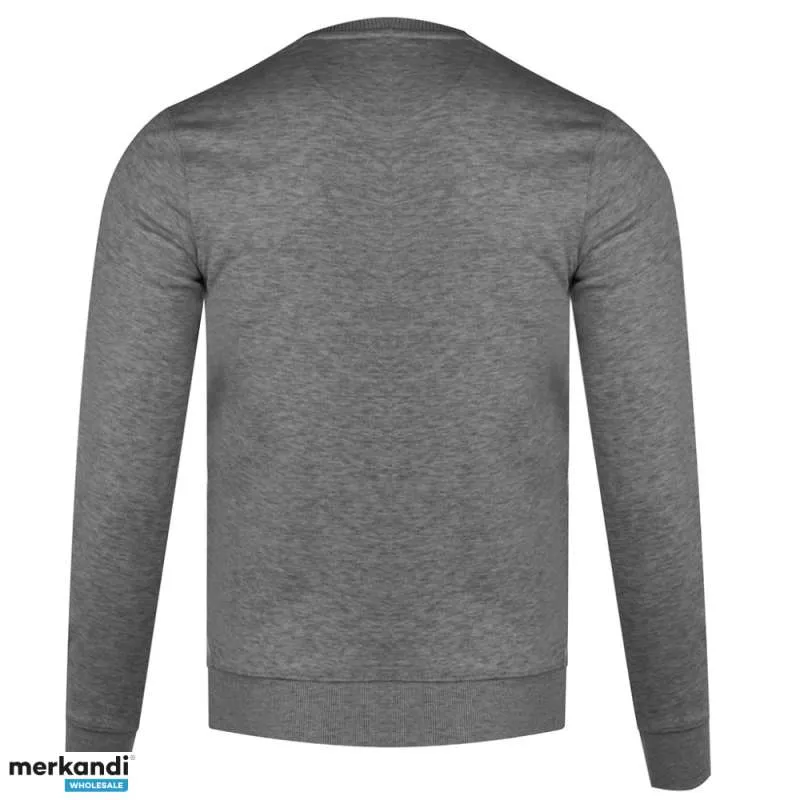 Sudaderas de stock de U.S. POLO ASSN. Gris sin capucha y azul marino
