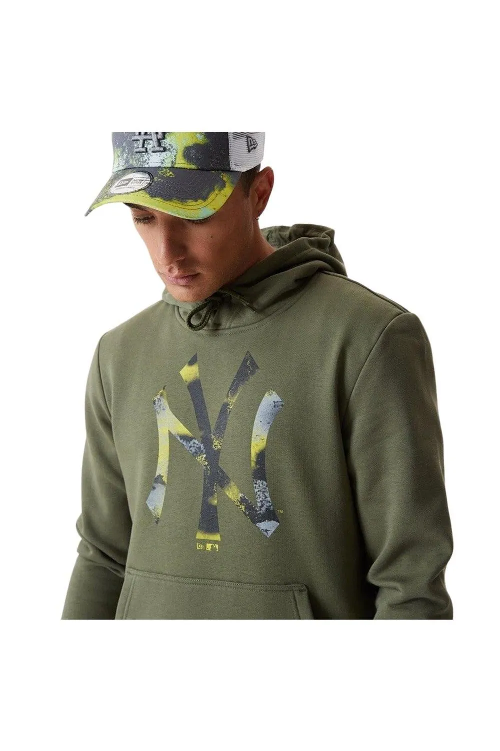 sudaderas hombre new era kaki new york yankees 12590913